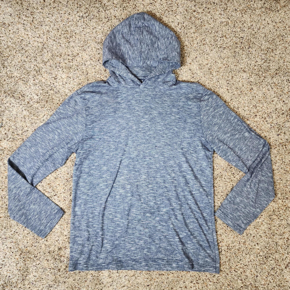 Apt. 9 Women's Gray Hooded Shirt Size Large Athletic Comfortable